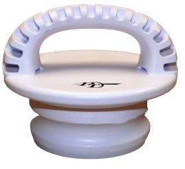 PT 77002, White Safety Bump, 2", Food Grade Polypropylene (20SBM)