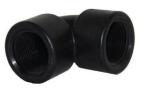 PT 85710050, 90° Pipe Elbow, 1/2", Polypropylene (PE50)