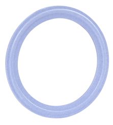 Rubber Fab 40MP-BIO-PRO-100, GYLON BIO-PRO Gasket, 1", PTFE, Blue