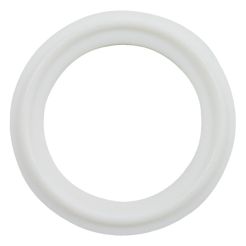 Rubber Fab 40MVG-100, Tri-Clamp Gasket, Type I, Schedule 5, 1", PTFE, White