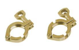 Rubber Fab CL-TH-050/075-1-GLD Thermocouple Smart Gasket Gold Indicator Clamp (1 Port)