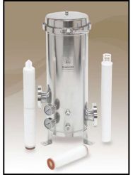 30" HPI Series High Purity Multi-Cartridge Filter Housing, 3" Flange, 316L Stainless Steel, 252 GPM, Clamp Closure