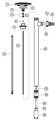 Standard 1038-2 Viton Shielded Bearing