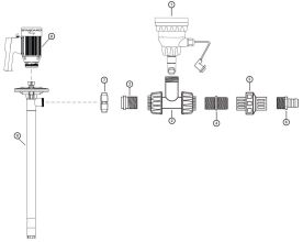 Standard 4884-020 1" PVDF MNPT Nipple