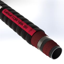 Texcel GTA30C1-3.0-100, 3 in. ID, GAMMA-FLEX TANK 300 300 PSI Heavy Duty Corrugated Tank Truck Hose