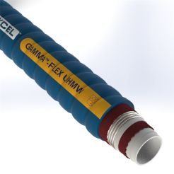 Texcel GUH20C1-3.0-200, 3 in. ID, GAMMA-FLEX UHMW Chemical Hose