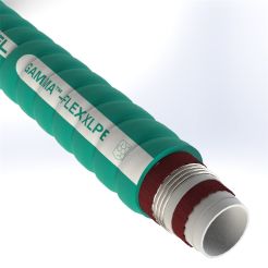 Texcel GXL20F1-3.0-100, 3 in. ID, GAMMA-FLEX XLPE Cross-Linked Polyethylene Chemical Hose