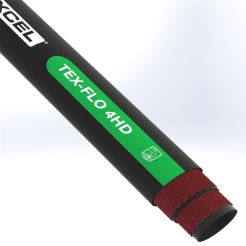 Texcel FLO-4HD-10.0-100, 10 in. ID, TEX-FLO 4HD Heavy Duty 4-Ply Water Discharge Hose