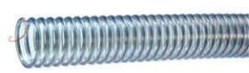 Tigerflex GTFE150X100, 1-1/2 in. ID x 100 ft, GTFE Series Food Grade PVC Ducting with Grounding Wire