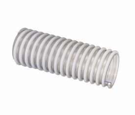 Tigerflex WBS150X100, 1-1/2 in. ID x 100 ft, WBS Series Food Grade PVC Static Dissipative Material Handling Hose